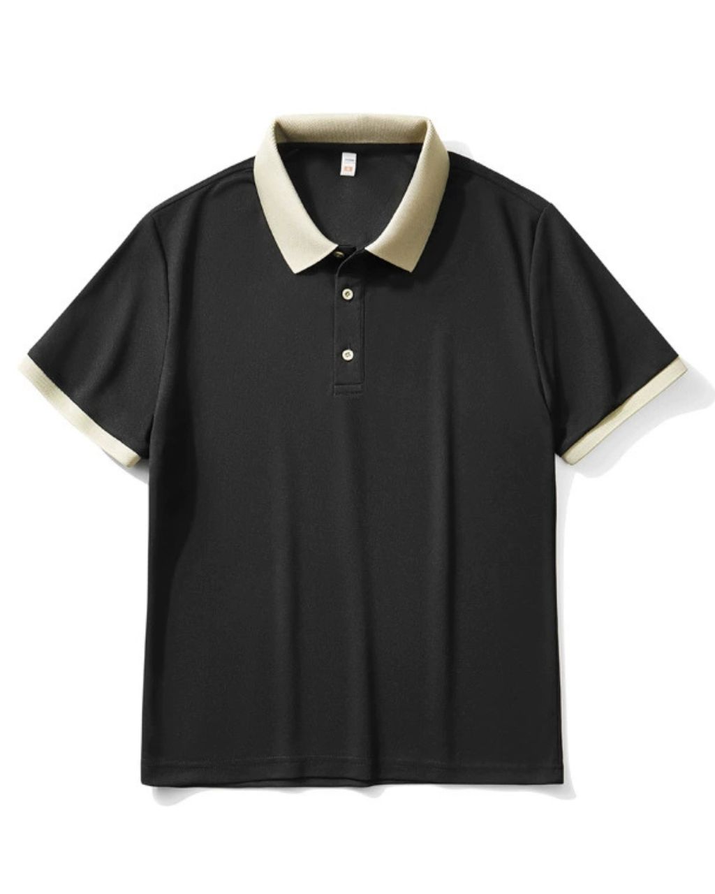 The Women’s Contrast Trim Soft Cotton Polo | Onyx & Sand - Image 5