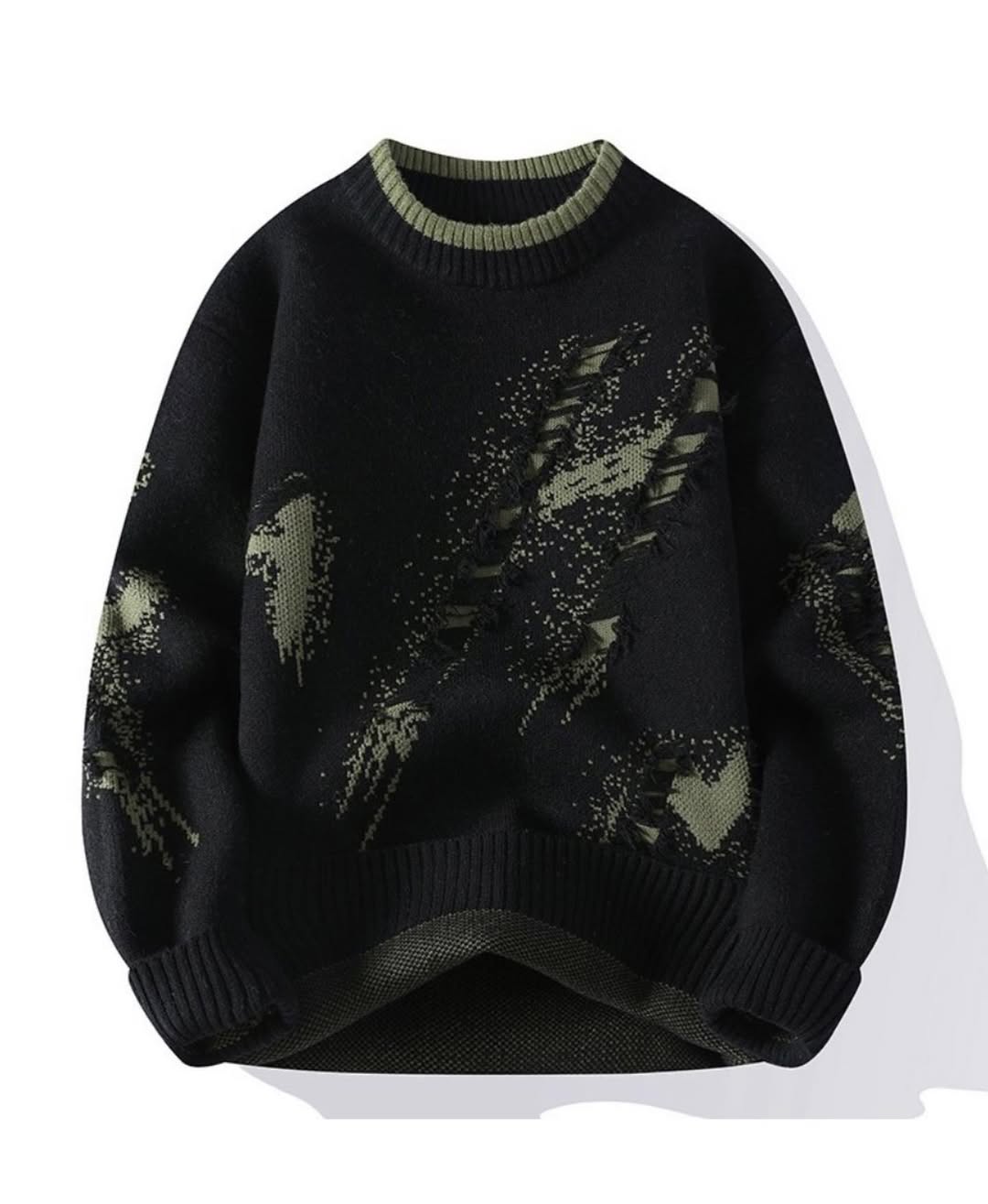 The Core Deconstructed Graphic Knit Sweater - Image 3