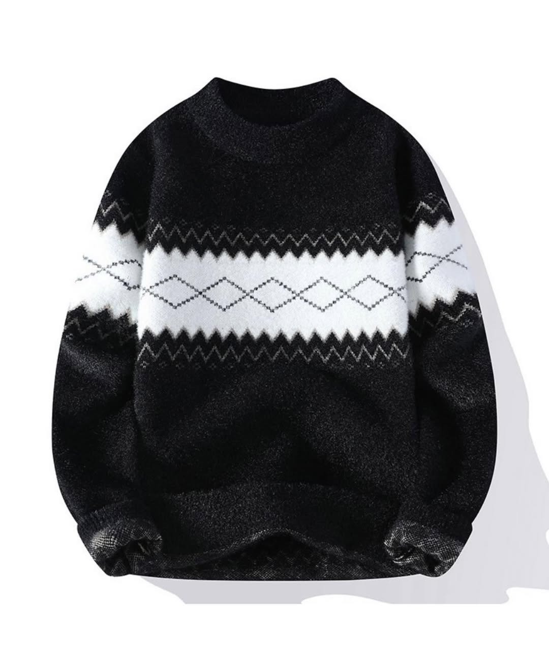 The Core Aztec Heritage Geometric Knit